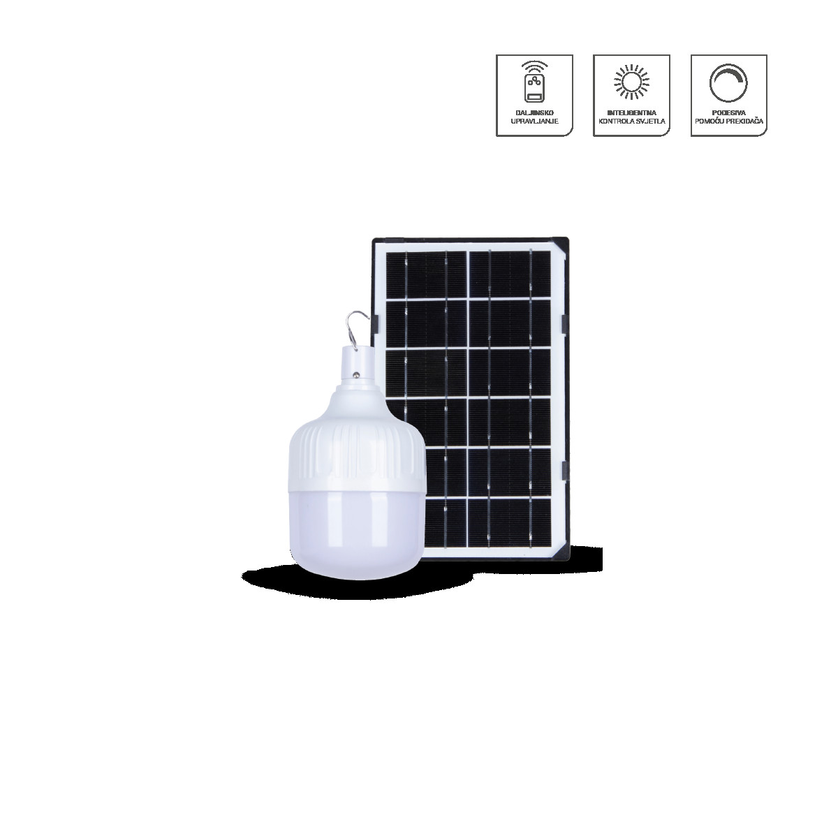 AKCIJA LED solarna svjetiljka Green Tech 50W HLS-50W 7000K IP20