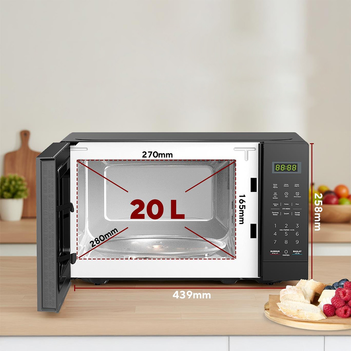 KUMTEL HM-12 Digitalna Mikrovalna Pećnica Akcija 119 KM