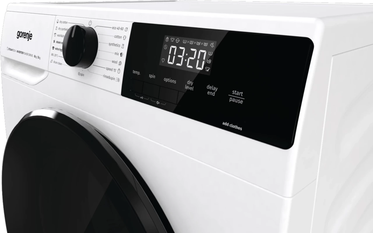 Gorenje mašina za pranje i sušenje rublja, 8 kg, 1400 obrtaja