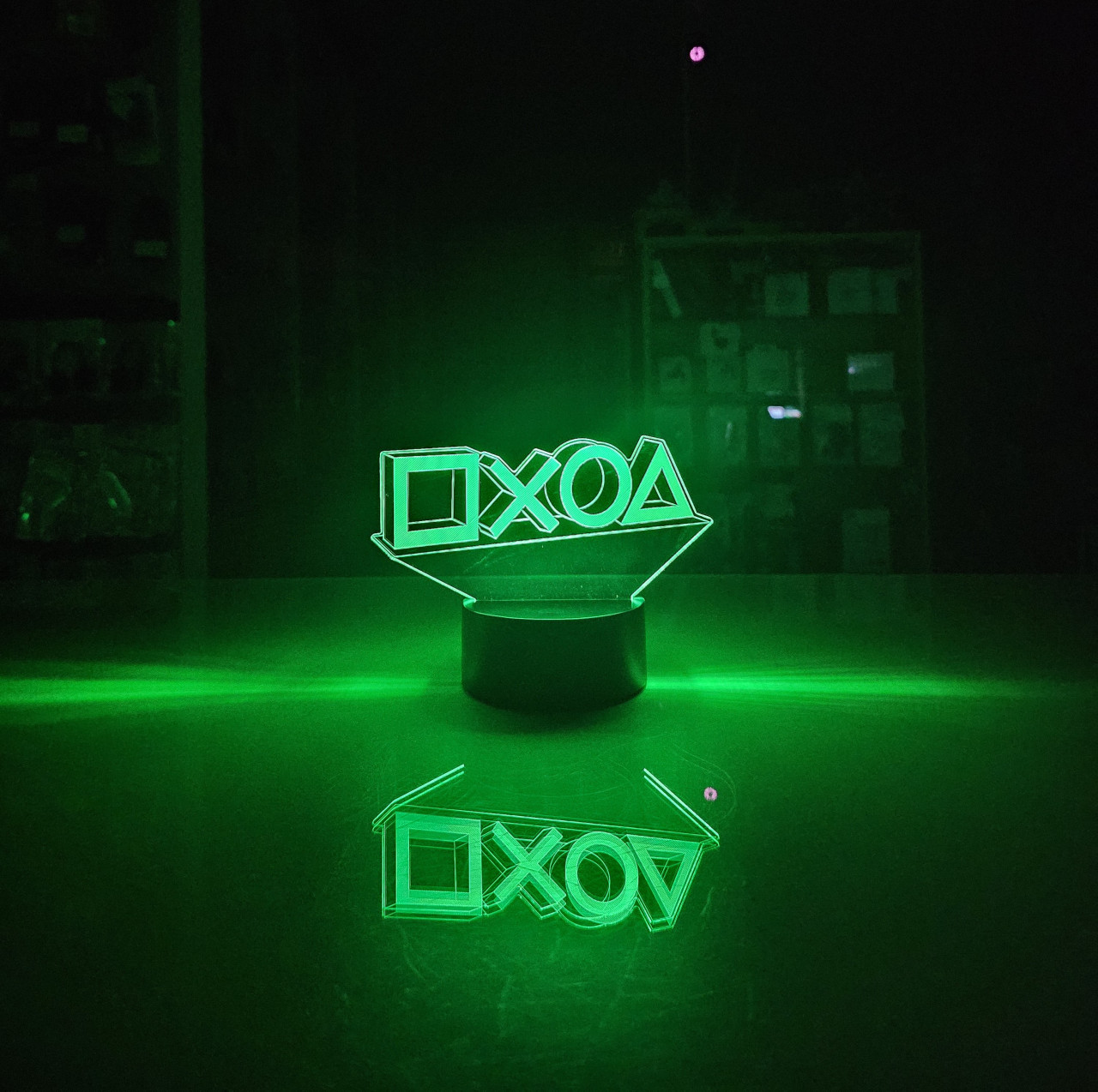 Gaming Led Lampa Playstation Button Extra Gaming lampe