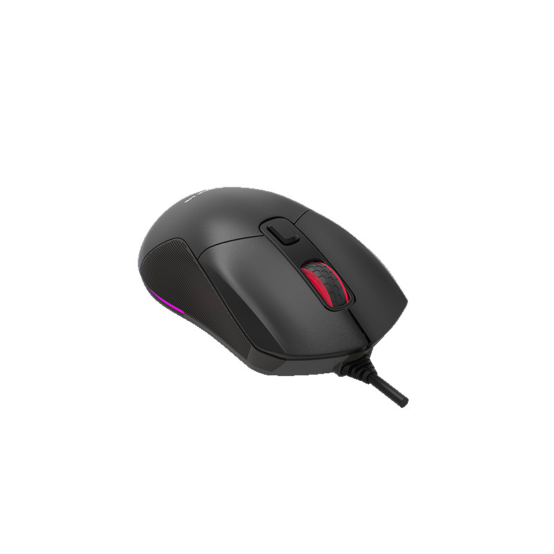 Miš me GM-316 gaming, crni, s dva odvojiva poklopca