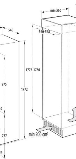 AKCIJA Gorenje Ugradbeni NO Frost frizider Kombinovani NRKI517E41