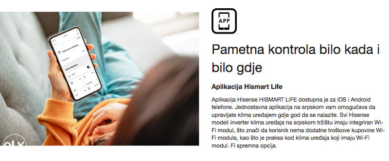 Hisense 18-ka INVERTER -20 WiFi Expert Smart 18 CF50