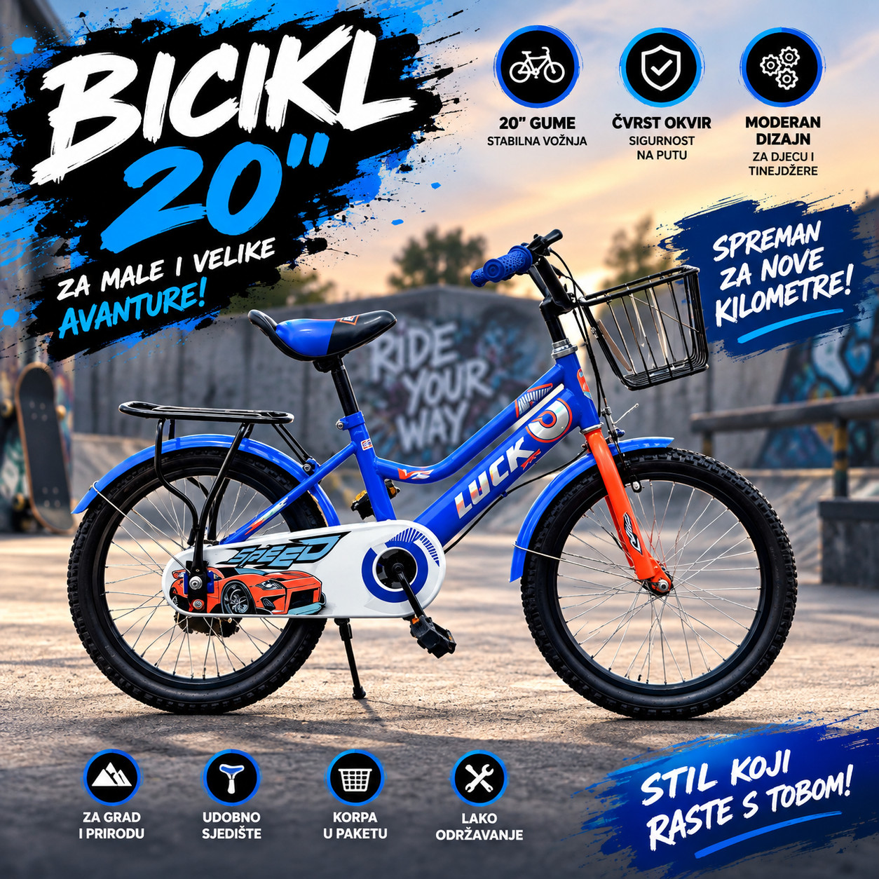 MAX BICIKLO ZZT-35 20 FABBY GO