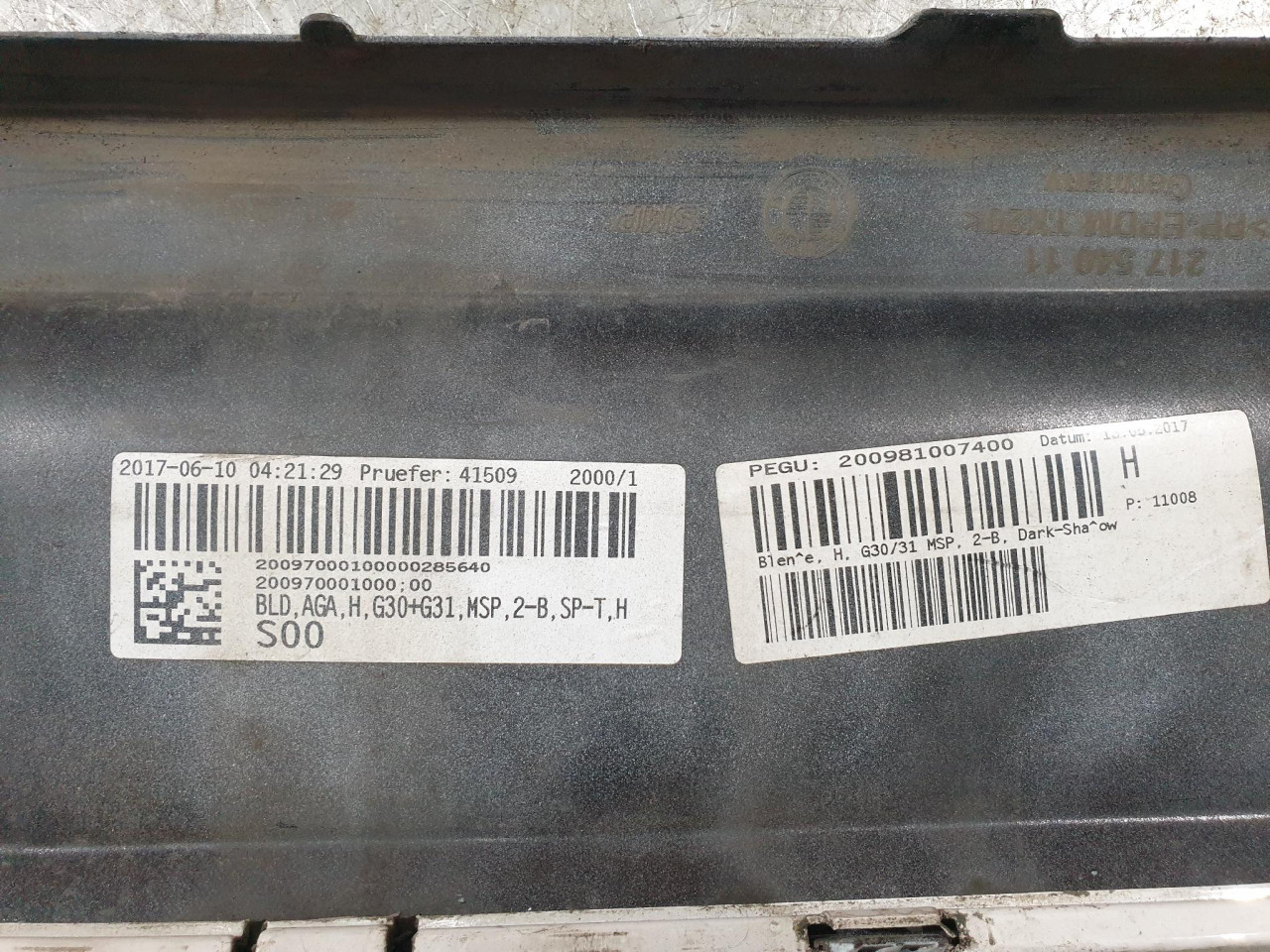 ZADNJI BRANIK 5 G30 (16-20) DIJELOVI