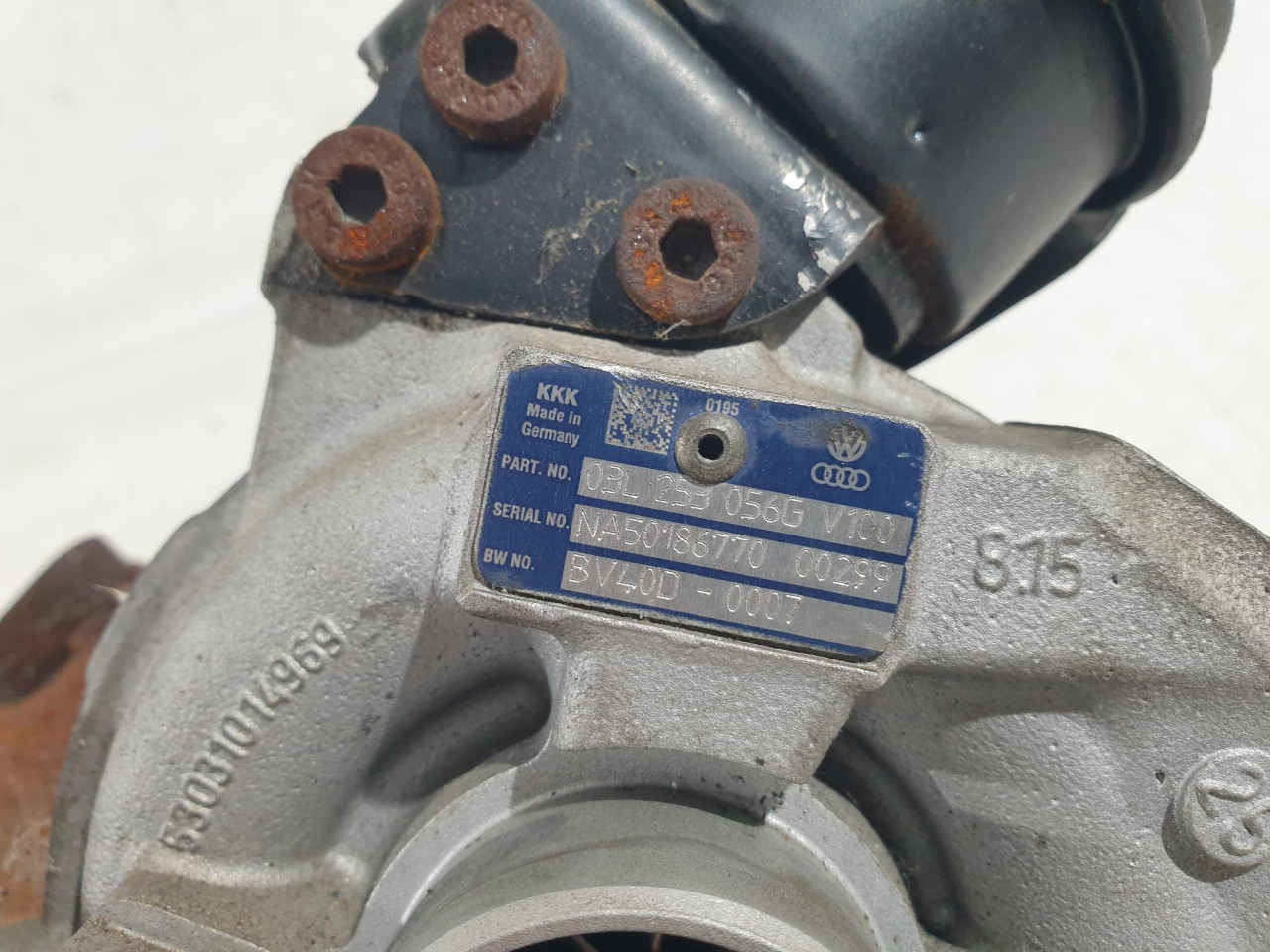 TURBINA Q3 8U (11-14) CFF 2.0 103kW 03L253056G DIJELOVI