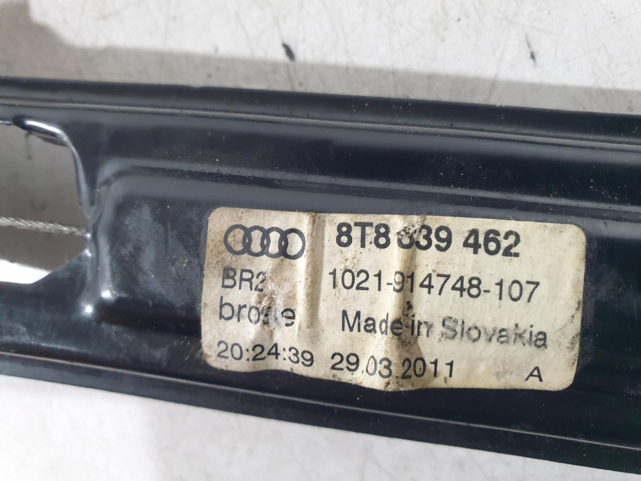 ZD PODIZAC STAKLA A5 8T (07-11) 8T8839462 DIJELOVI
