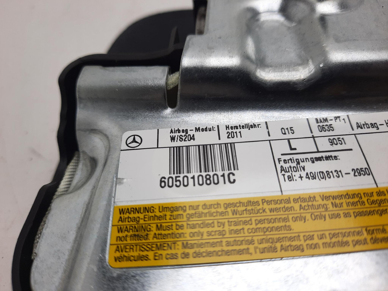 PL AIRBAG SJEDISTA C W204 (11-15) 605010801C DIJELOVI