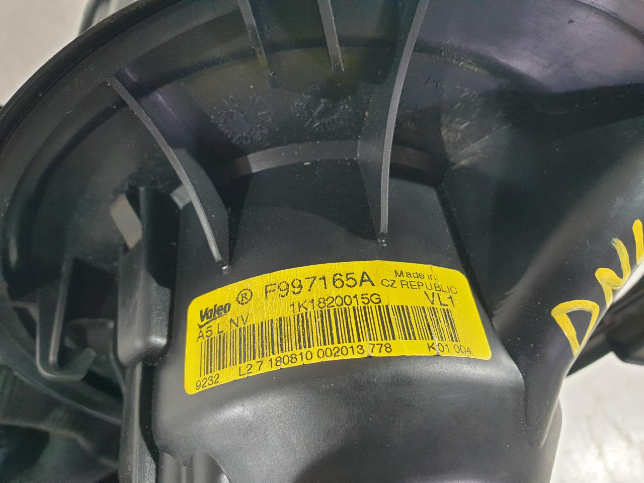 VENTILATOR KABINE Golf 6 (08-13) 1K1820015G DIJELOVI