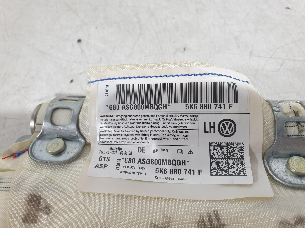 L KROVNI AIRBAG Golf 6 (08-13) 5K6880741F DIJELOVI