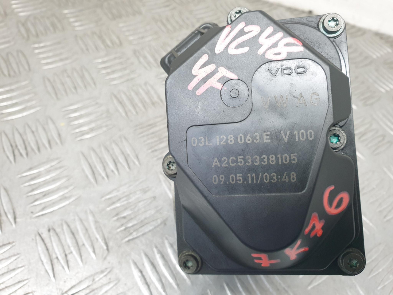 KLAPNA GASA A6 4F (08-11) 100kW 03L128063E A2C53338105