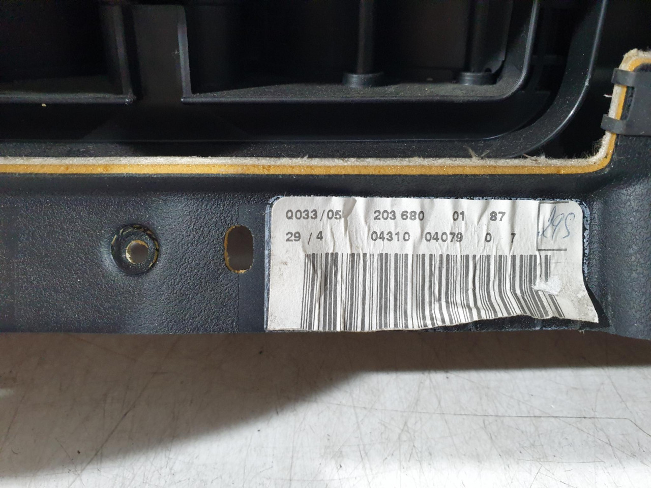 INSTRUMENT TABLA AIRBAG C W203 (04-07) 2036800187