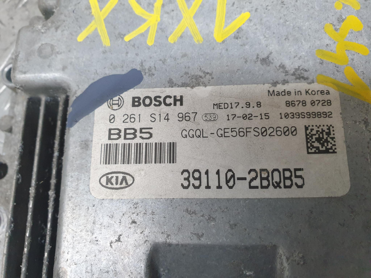 MOTORNI RACUNAR Sportage (15-18) 391102BQB5 0261S14967