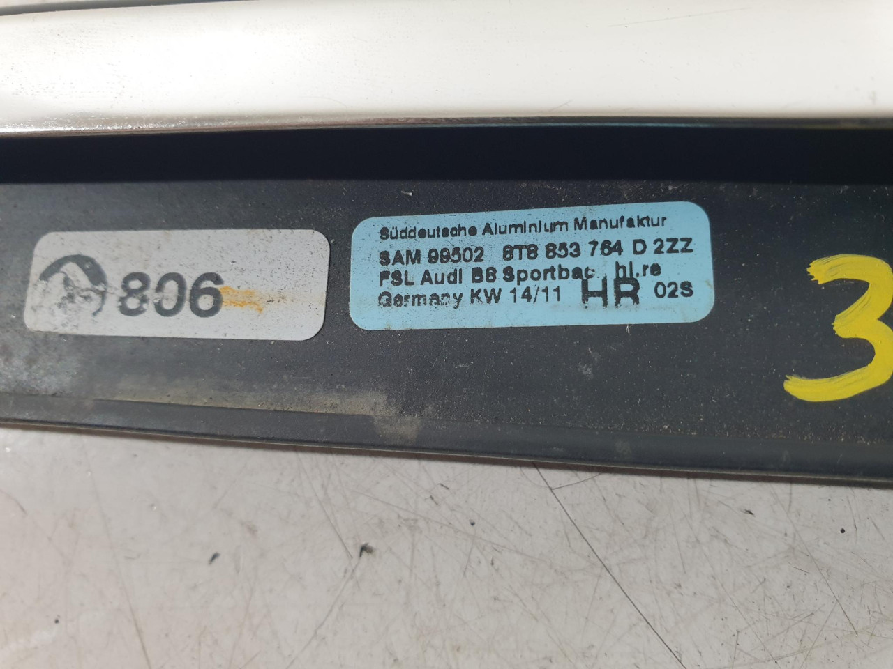 ZD LAJSNA VRATA A5 8T (07-11) 8T8853764D DIJELOVI
