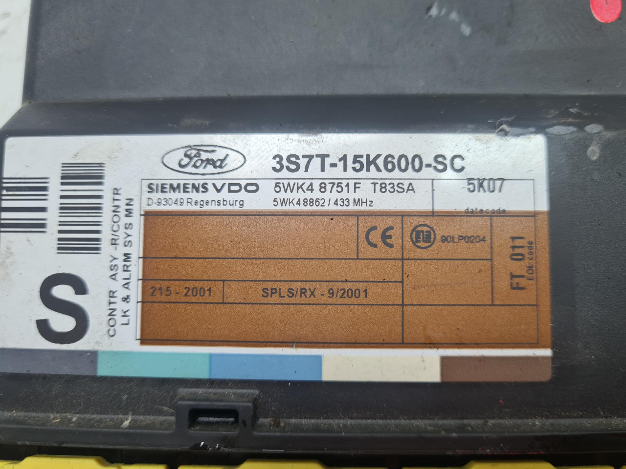 KOMFORT MODUL BCM Mondeo (03-07) 3S7T15K600SC DIJELOVI