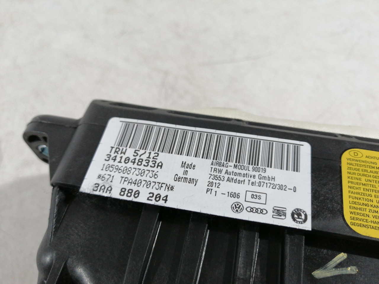 DESNI AIRBAG SUVOZAC Pasat 7 (10-15) 3AA880204 DIJELOVI