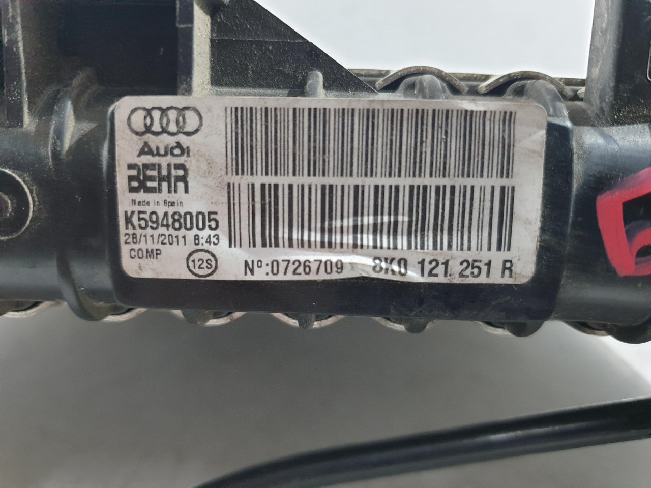 HLADNJAK VODE A6 4G (10-14) 8K0121251R DIJELOVI
