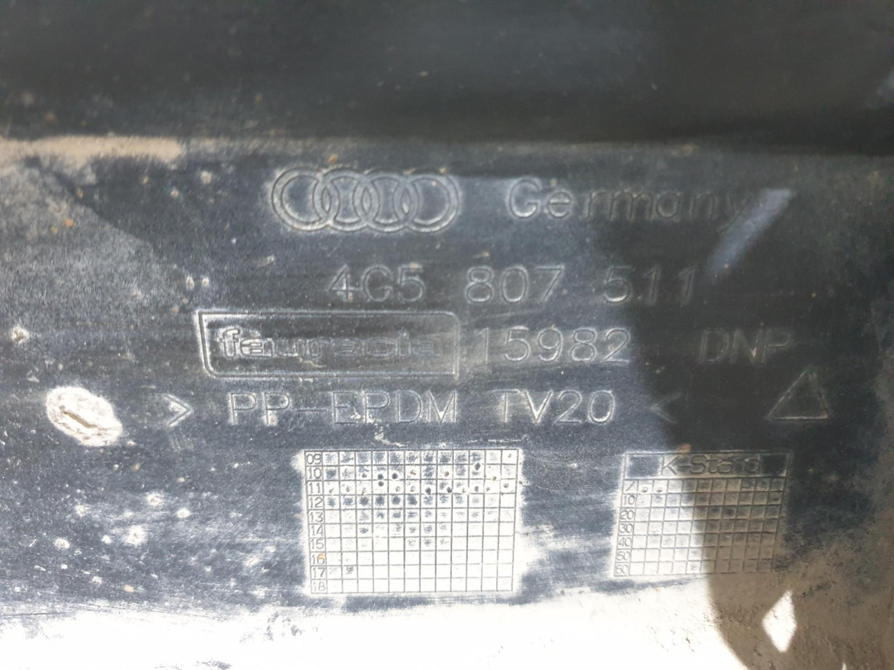 ZADNJI BRANIK A6 4G (10-14) 4G5807511 DIJELOVI