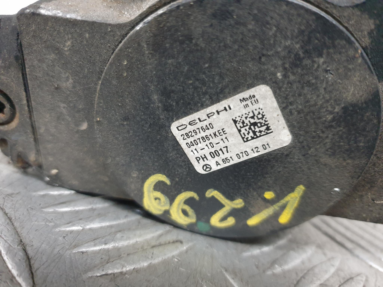 PUMPA VISOKOG PRITISKA C W204 (11-15) A6510701201