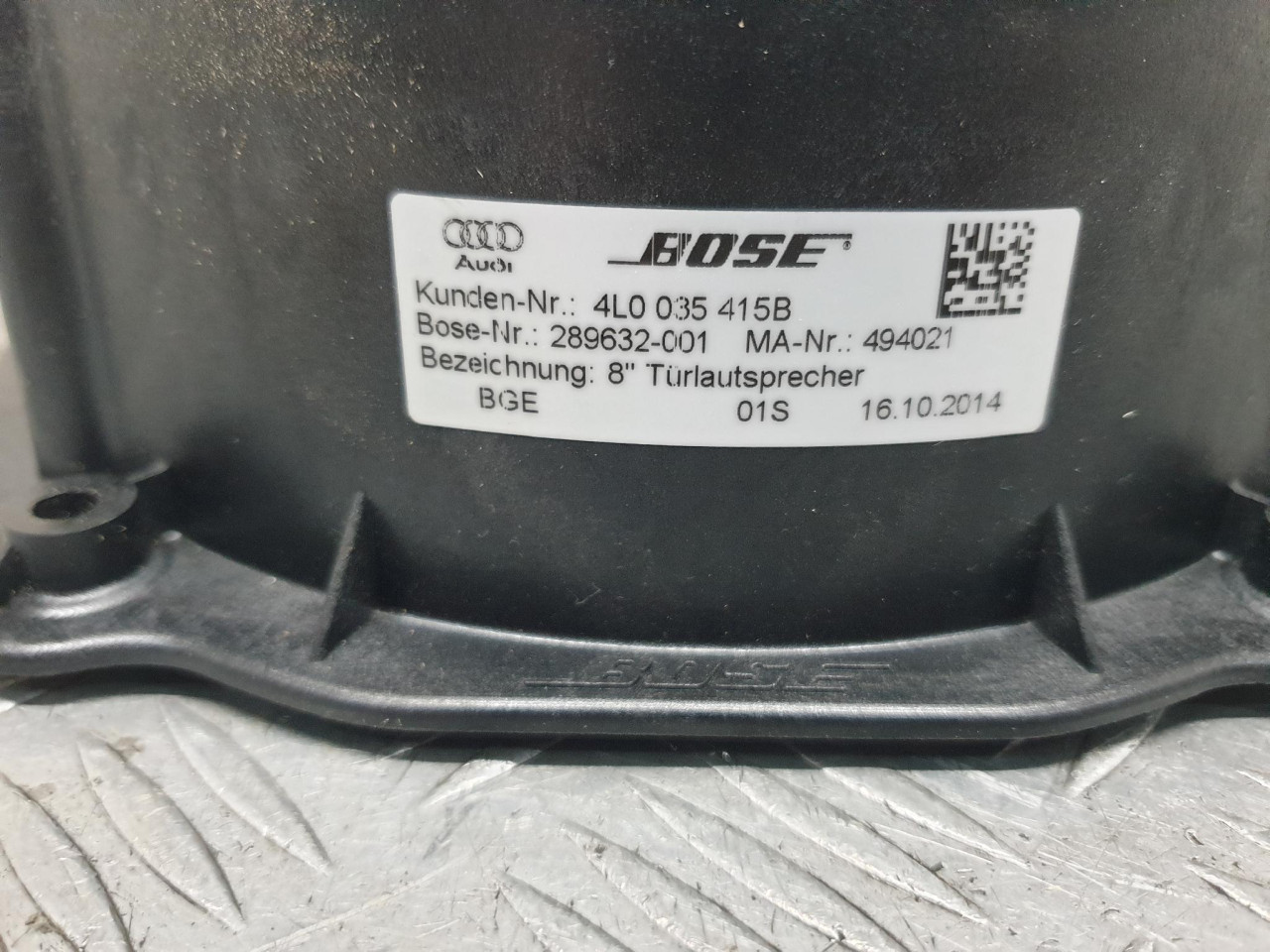 ZVUCNIK Q7 4L (08-15) 4L0035415B DIJELOVI