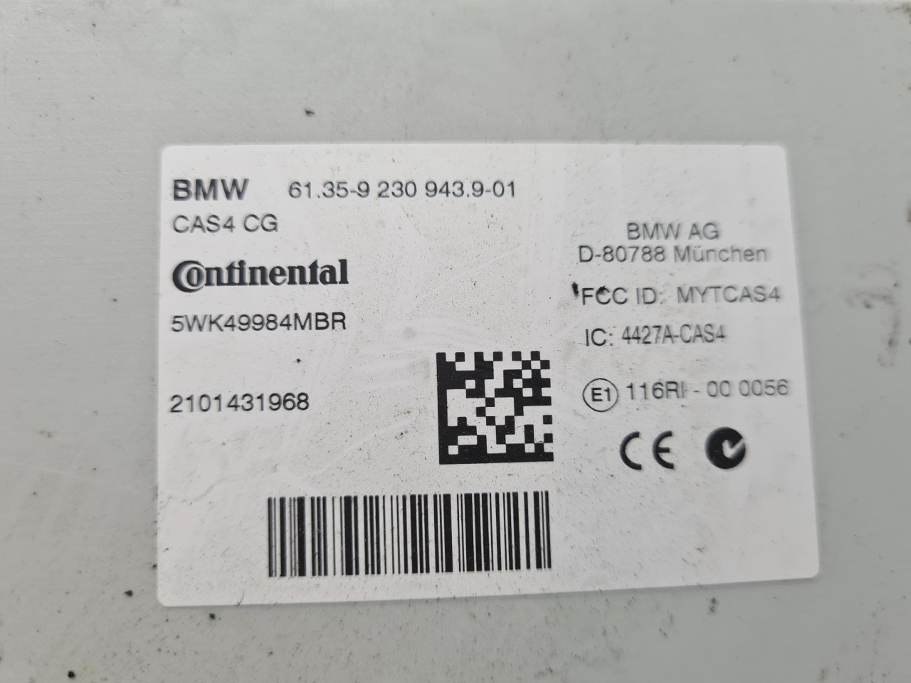 KOMFORT MODUL BCM 5 F10 (09-13) 613592309439 DIJELOVI