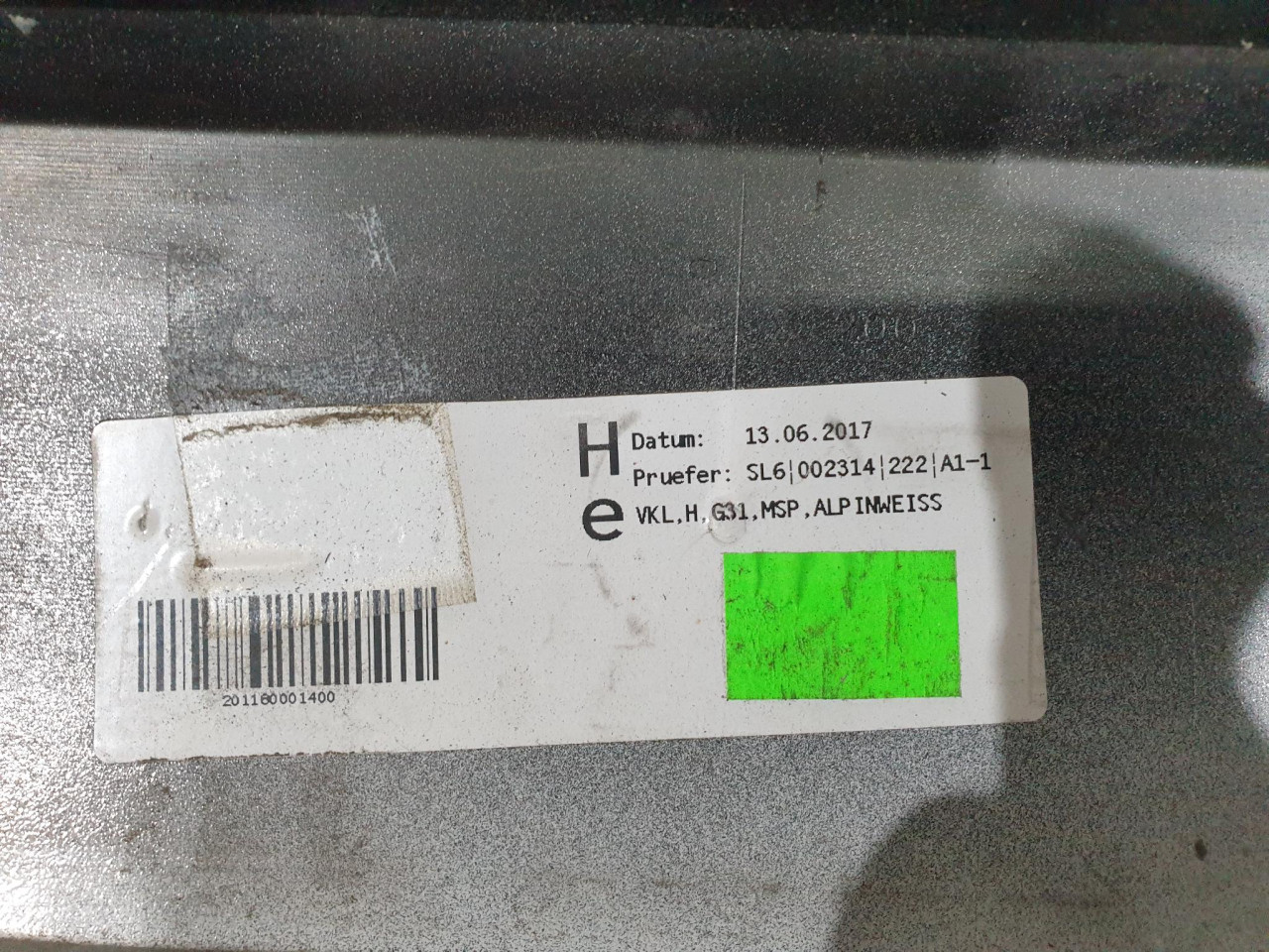 ZADNJI BRANIK 5 G30 (16-20) DIJELOVI