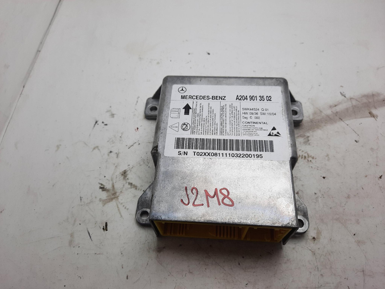 CENTRALA AIRBAGA C W204 (11-15) A2049013502 DIJELOVI