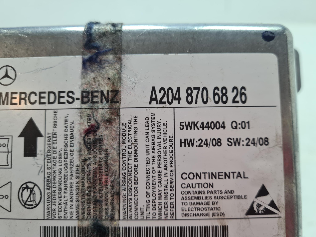 CENTRALA AIRBAGA C W204 (07-11) A2048706826 DIJELOVI