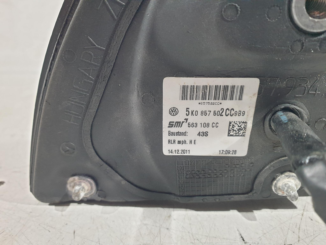 D RETROVIZOR Golf 6 (08-13) 5K0857502CC DIJELOVI