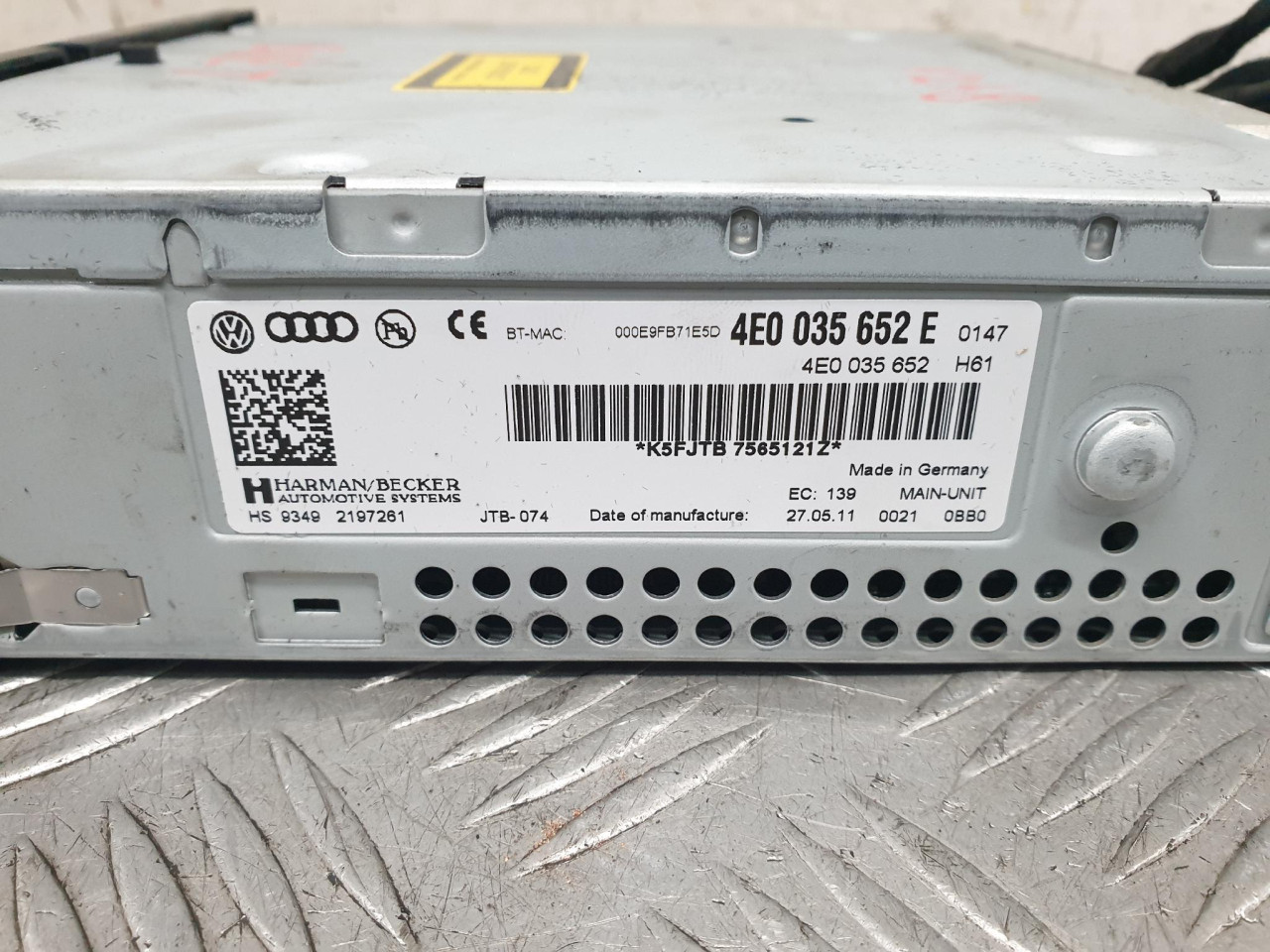 CD / DVD CITAC A6 4F (08-11) 4E0035652E 4E0035652