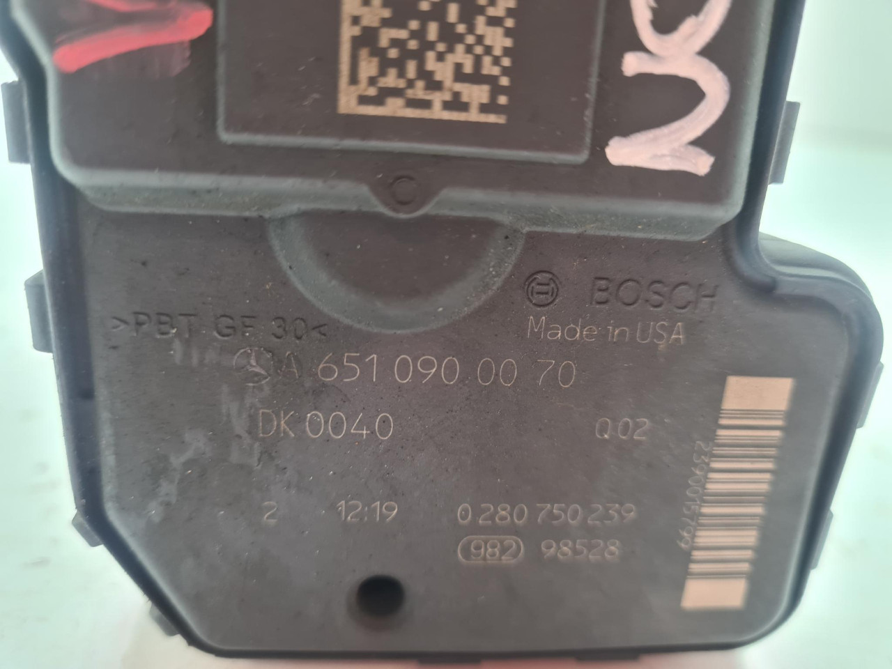 KLAPNA GASA C W204 (07-11) 2.2 125kW A6510900070