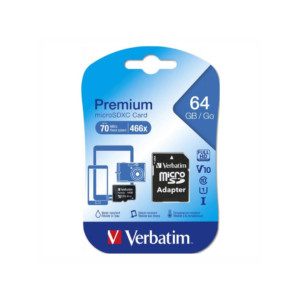 Verbatim Micro SDXC Memorijska Kartica 64GB sa SD Adapterom