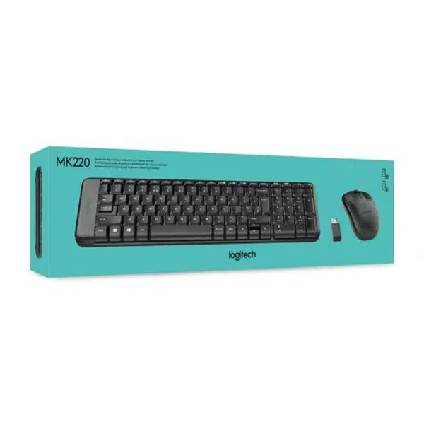 Logitech MK220 tastatura i miš bežično