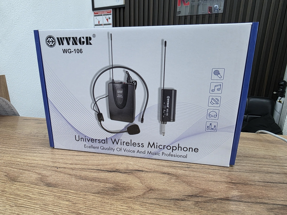 Bežični mikrofon sa bubicom WVNGR WG-106