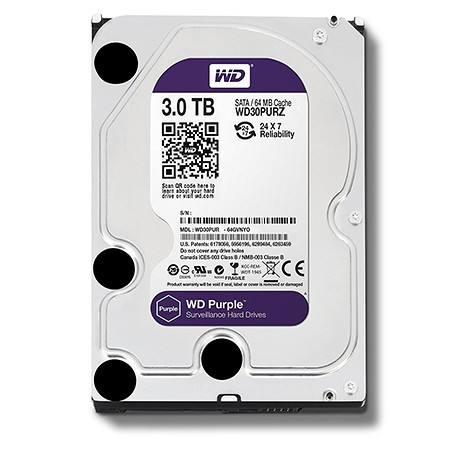 HDD PURPLE 3 TB, WD30PURZ, SATA-6Gb