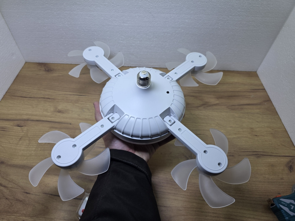 LED plafonska lampa sa ventilatorom i daljinskim upravljacem