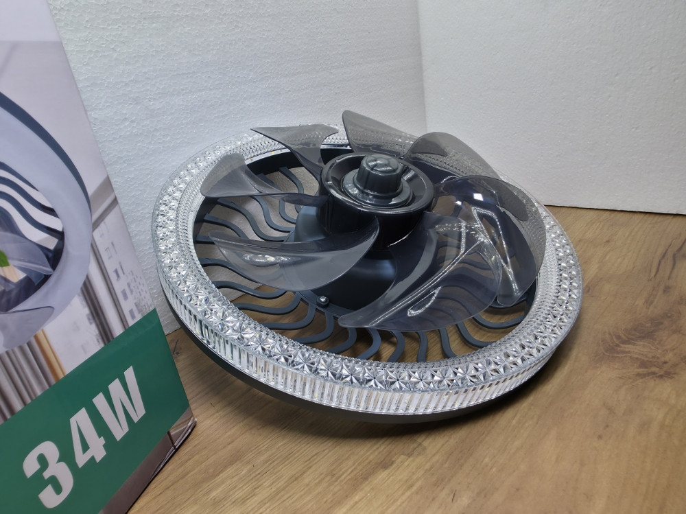 LED ventilator lampa 34W precnik 30cm E27