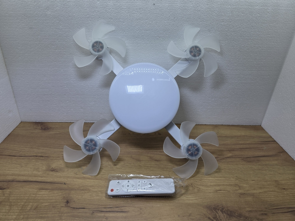 LED plafonska lampa sa ventilatorom i daljinskim upravljacem