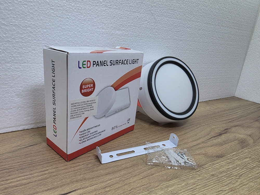 LED nadgradni panel 18W 6500K okrugli - Veleprodaja