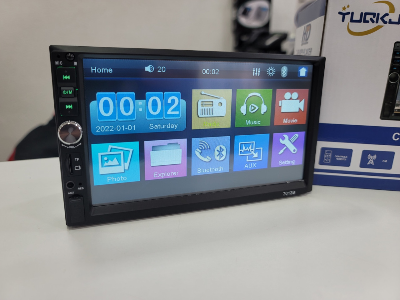 AUTO RADIO 7012B - 7 inch TOUCH SCREEN BLUETOOTH
