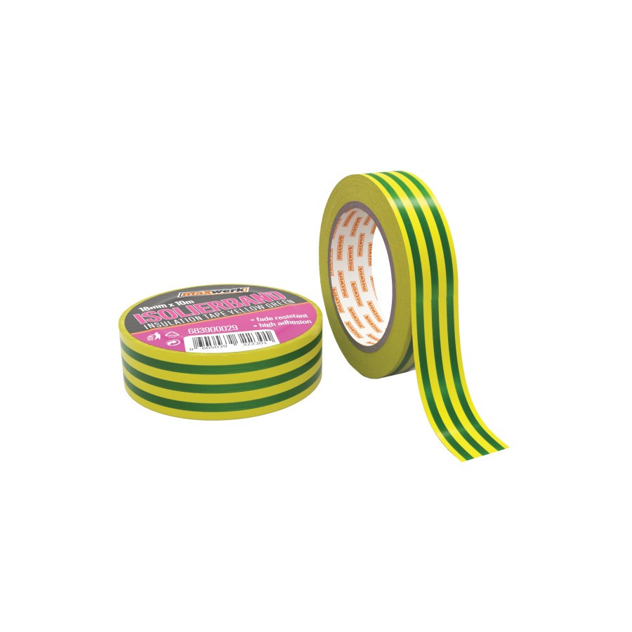 Izolir traka zuto-zelena 10m x 17mm - Velerodaja