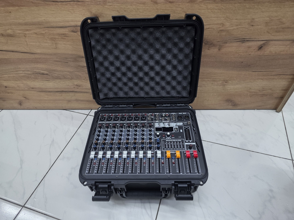 Profesionalni mikser sa pojačalom u koferu - Bluetooth / USB / DS