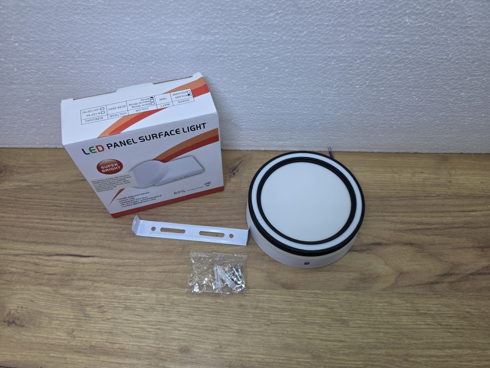 LED nadgradni panel 18W 6500K okrugli - Veleprodaja