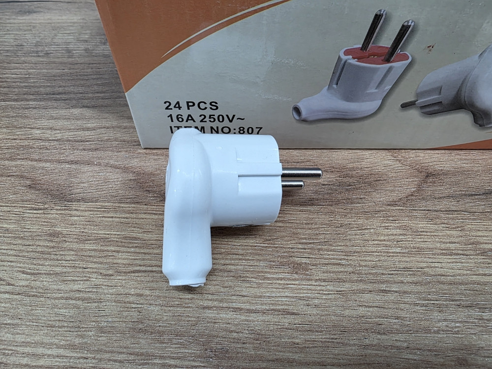 Utičnica - šuko utikač 16A 250V (uglovni)