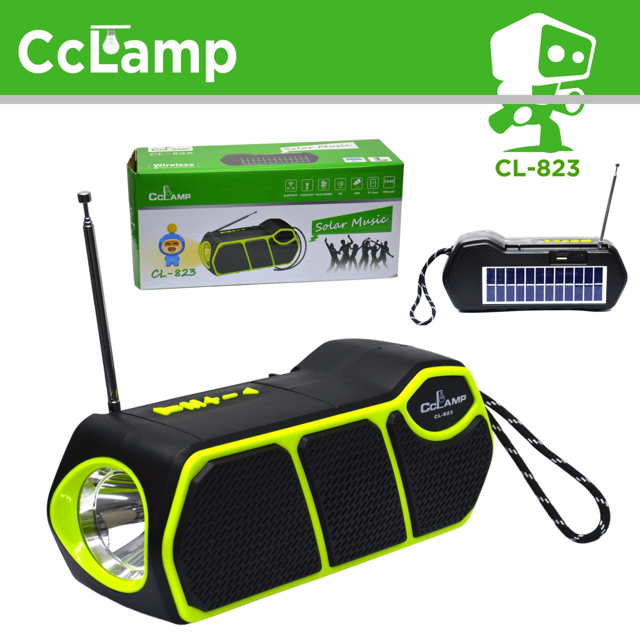 RADIO NA SOLARNO PUNJENJE CL823