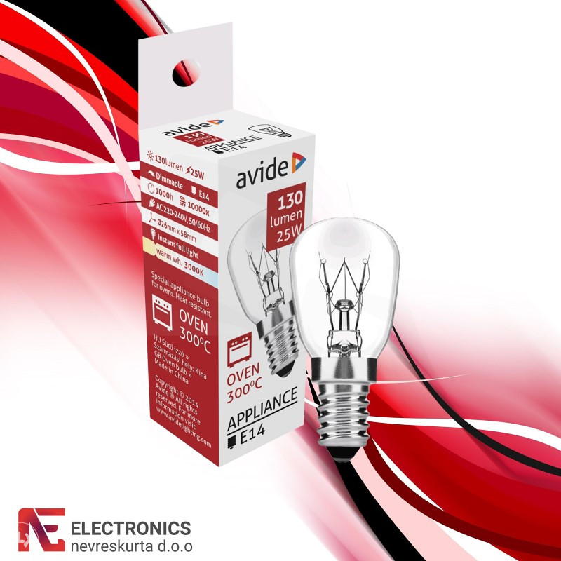Sijalica za pecnicu 25W E14 3000K 300 C