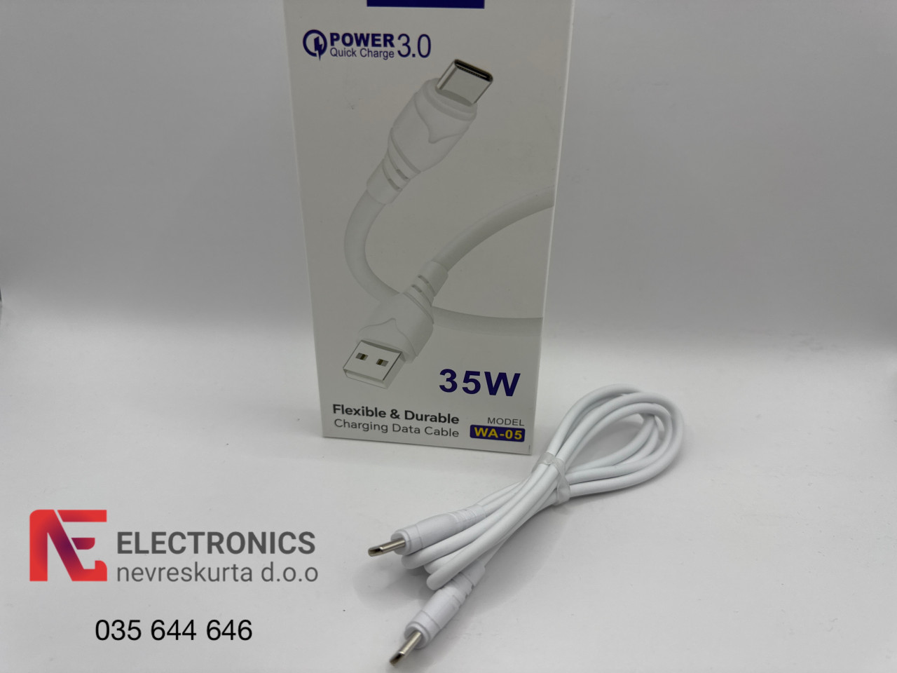 Kabal Type-C na Type-C za mobilni telefon 1m - Veleprodaja