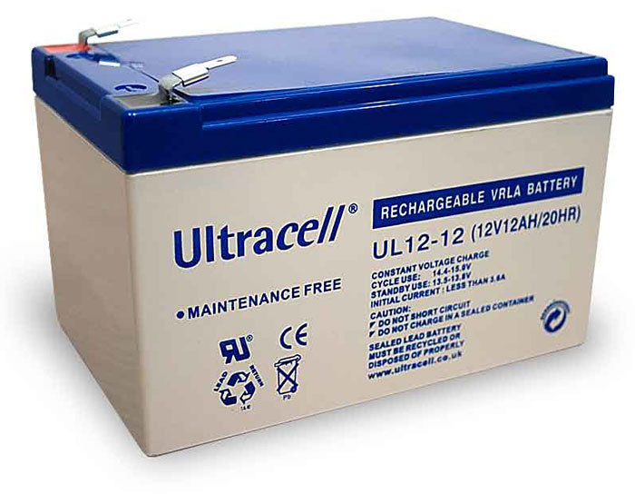 Suhi akumulator UltraCell 12V - 12Ah