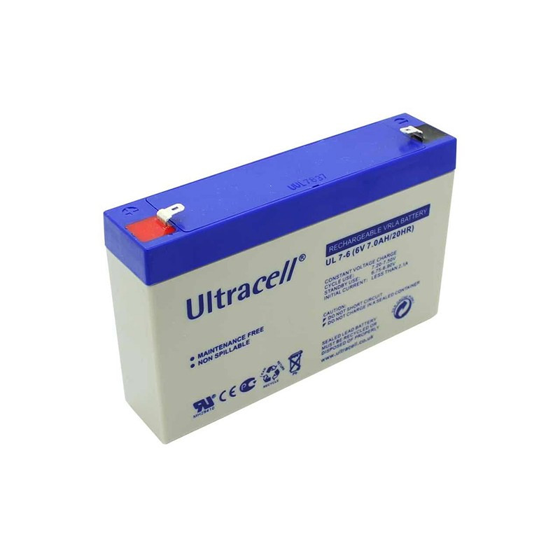 Suhi akumulator UltraCell 6V - 7Ah