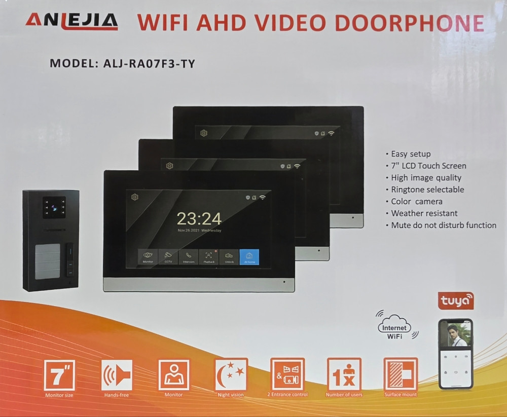 VIDEO INTERFON ZA TRI STANA - APP - WIFI